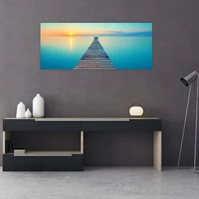 Obraz - Mólo do nekonečna (120x50 cm)