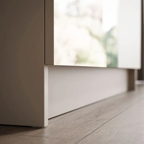 ŠATNÍKOVÁ SKRIŇA BLANCA 2D KAŠMÍR ZRKADLO 100 cm