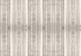 Fototapeta - Drevená dosková stena, šedá (147x102 cm)