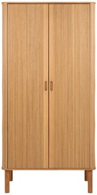Šatní skříň Langley lakovaný dub přírodní
