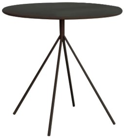 Stôl Fondi 80 Mdf/Oceľ – Čierna Mat