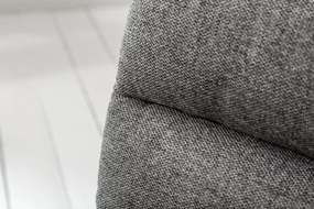 Stolička konzolová Comfort štruktúrovaný materiál sivá