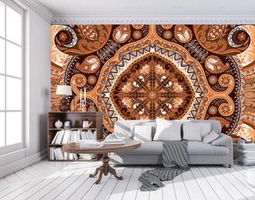 Fototapeta - Hnedá mozaika (152,5x104 cm)