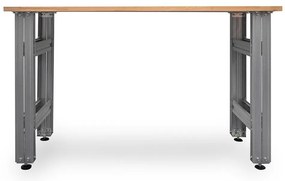 Pracovný stôl BULLRACK 90x150x60 cm, zinok