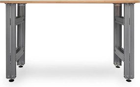 Pracovný stôl BULLRACK 90x150x60 cm, zinok