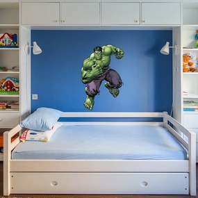 Hulk - textilná nálepka na stenu