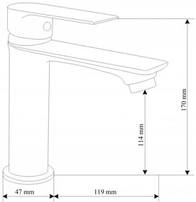 Mexen Royo vaňová sada R05, chróm - 72203R05-00