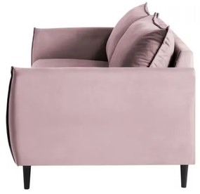 Zamatová pohovka v levanduľovej farbe 203 cm Juli – Ropez