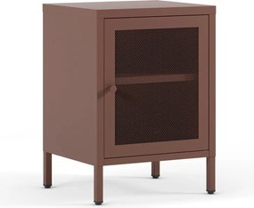 Vínovočervený nočný stolík Fayna – Marckeric