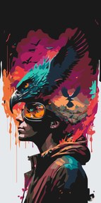 Gario Maľovanie podľa čísel Orlie poslanie Rozmery: 40 x 80 cm, Rámovanie: Iba zrolované plátno