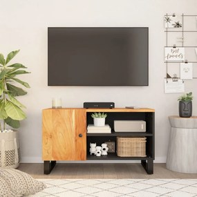 TV skrinka 80x33x46 cm masívna akácia a spracované drevo 351963