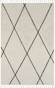 Kusový koberec Moroccan Charm weiß, 140x200, čiernobiela, obývacia izba, My Flair