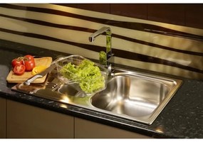 Deante ZEX_0113 - Kuchynský drez XYLO 43,5x78 cm satén