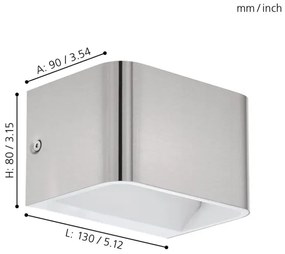 Eglo 98424 - LED Nástenné svietidlo SANIA LED/6W/230V