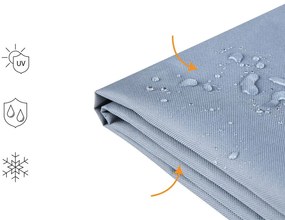 Ochranná plachta SONDERSO (nylon) (sivá). Vlastná spoľahlivá doprava až k Vám domov. 1019557