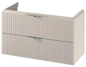 Cersanit S1015-013 - Závesná kúpeľňová skrinka pod umývadlo TIRSO 100x45 cm béžová