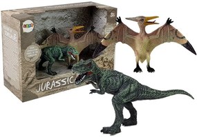 LEAN TOYS Sada figúrok dinosaurov - Spinosaurus, Pteranodon