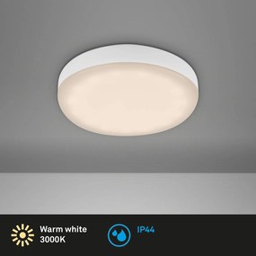 Zapustené LED svetlo Plat, biela, Ø 7,5 cm, 3 000K