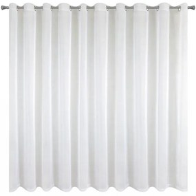 Biela záclona na krúžkoch LUCY 350x150 cm