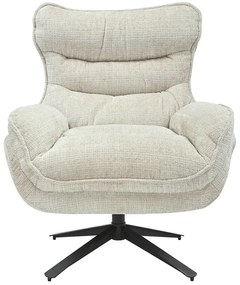 Kreslo CLOUD otočné o 360° šampanská béžová