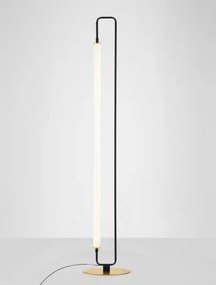 LED čierna stojaca lampa Wetro 28