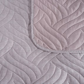 PREHOZ NA POSTEĽ LEN 170X210 CM RUŽOVÝ