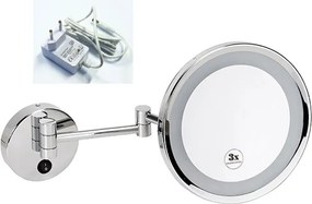 Bemeta Design Kozmetické zrkadlo, ø 240 mm, s LED osvetlením - 116401772