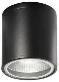 Ideal Lux - Vonkajšie bodové svietidlo GUN 1xGU10/28W/230V pr. 11 cm IP55 čierna