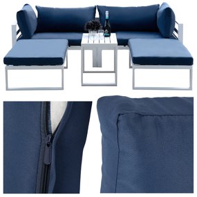 Modulární zahradní sestava Santo bílá