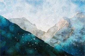 Obraz - Kresba hôr (90x60 cm)