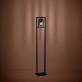 Eglo 390006 - Stojacia lampa BOGOTA 1xE27/40W/230V čierna