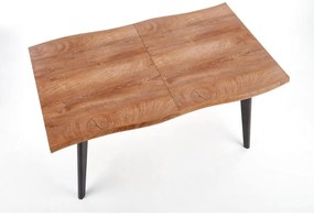 Jedálenský stôl Dickson 150 cm, dub / čierna