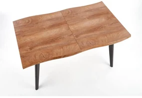 Jedálenský stôl Dickson 150 cm, dub / čierna