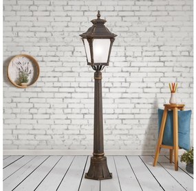 Orion - Vonkajšia lampa AIKO 1xE27/60W/230V 115 cm IP23 bronz/patina