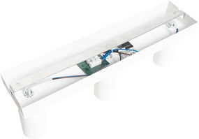 Moderné bodové svetlo biele obdĺžnikové 3-svetlo - Facil