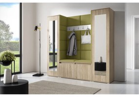 Predsieňová stena AMI 31 So zrkadlom Dub sonoma Olivová