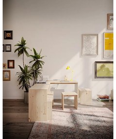 Stolička z borovicového dreva v prírodnej farbe Join-In – Karup Design