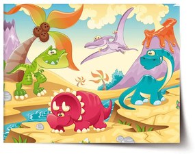 Sablio Plagát Dinosauri 5 - 60x40 cm