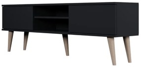 TV stolík TORONTO 160 cm čierny