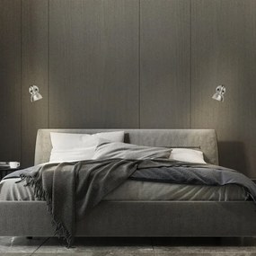 Briloner 2049-014 - Nástenné bodové svietidlo RETRO 1xE14/40W/230V šedá