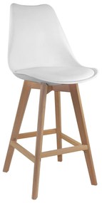 Barová stolička QUATRO biela