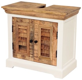 furniture-nabytek.cz - Kúpeľňová skrinka pod umývadlo 65x60x35 z dreva mango