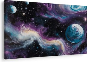Obraz - Maľovaný vesmír (90x60 cm)