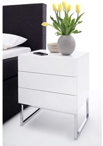 Nočný stolík ROCKY XL biely