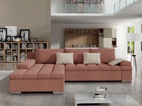 Rohová sedačka Kanton, Dostupné poťahy: Uttario Velvet 2955 + Uttario Velvet 2955 + Uttario Velvet 2979, Strana: ľavá