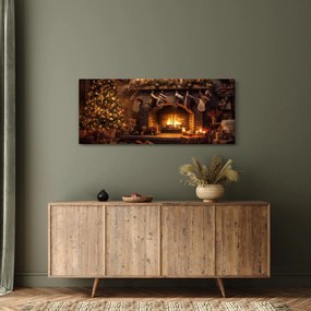 Obraz - Vianočná atmosféra (120x50 cm)