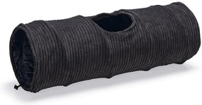 Dizajnový tunel pre mačky Lord antracit menčester 75cm