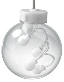 LED Vianočný záves WISH BALLS 108xLED/8 funkcií 4,5 m teplá biela