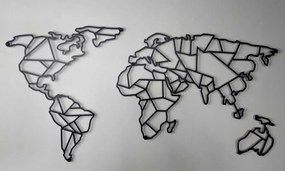 Mapa sveta nástenná 150 cm