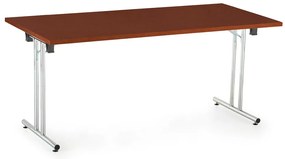 Skladací stôl Impress 160 x 80 cm, tmavý orech